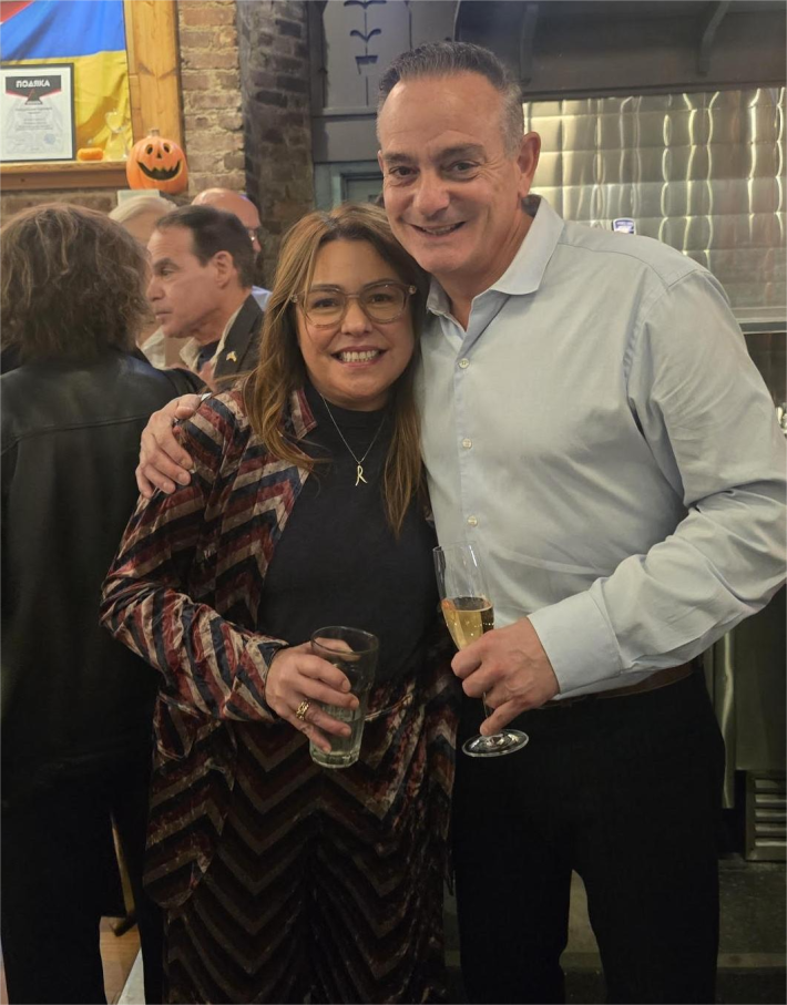 Rachael Ray with Appetito's Editor-in-Chief Andrew Cotto at the Ukrainian Dinner Event in NYC.