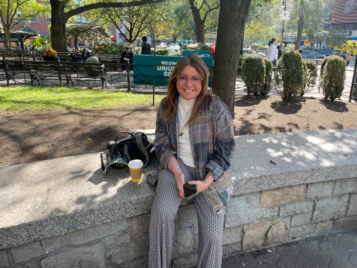 Rachael Ray in New York City's Union Square.