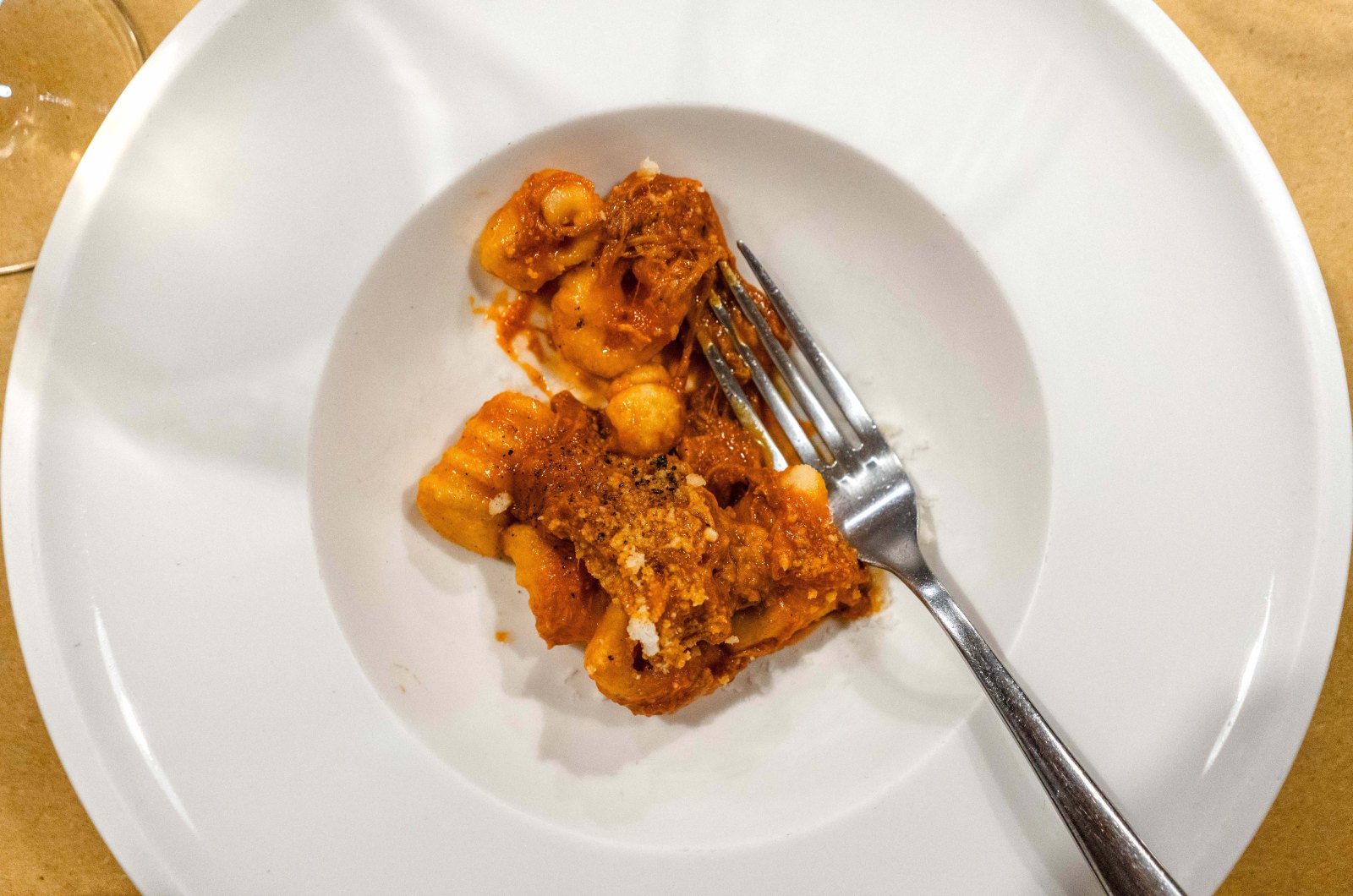 Gnocchi al Ragù (Gnocchi with Meat Sauce)