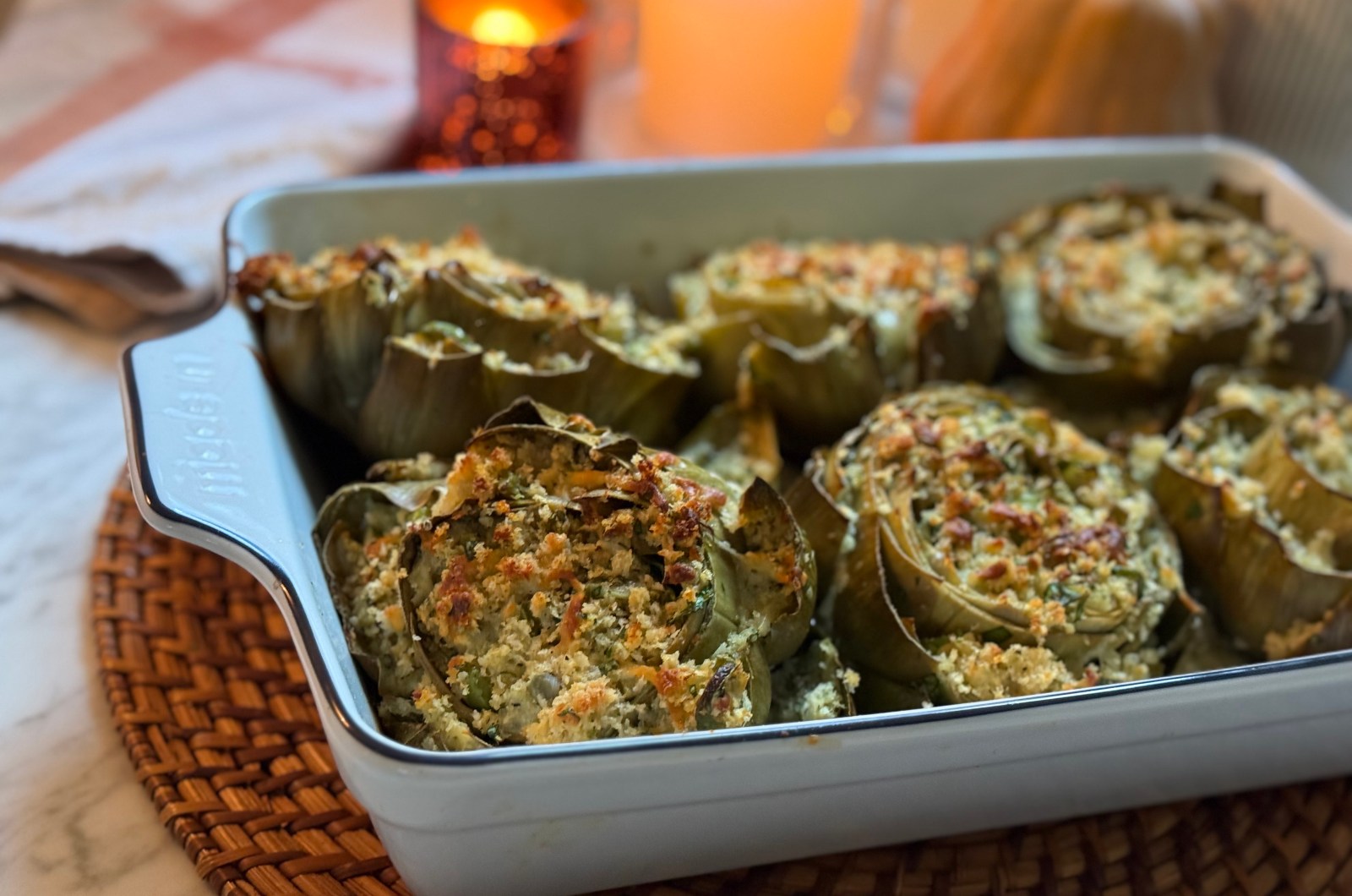 Stuffed Artichokes with Caciocavallo Cheese from Lioni Latticini