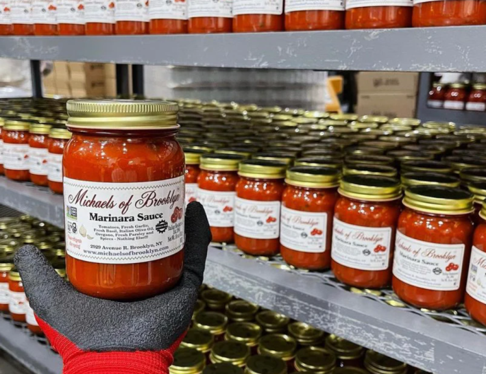 The sauces of Michael's of Brooklyn and made on site and shipped nationwide.