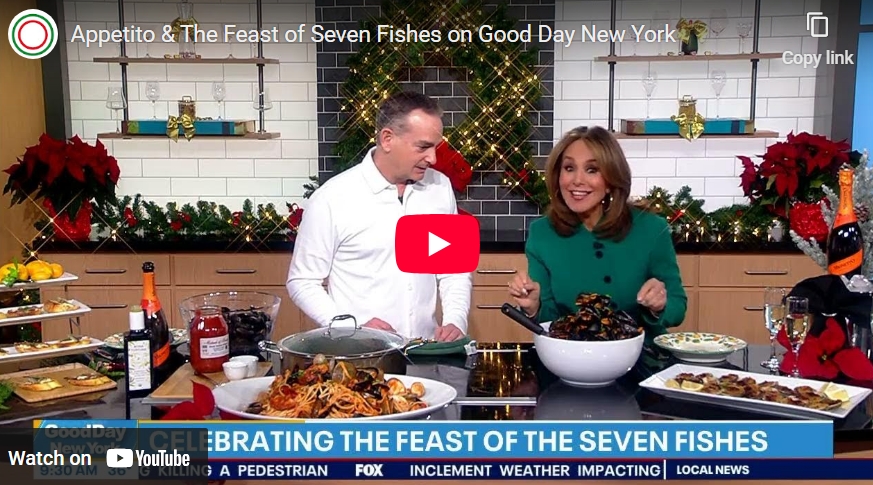Appetito's EIC Andrew Cotto with Rosanna Scotto on Good Day New York.