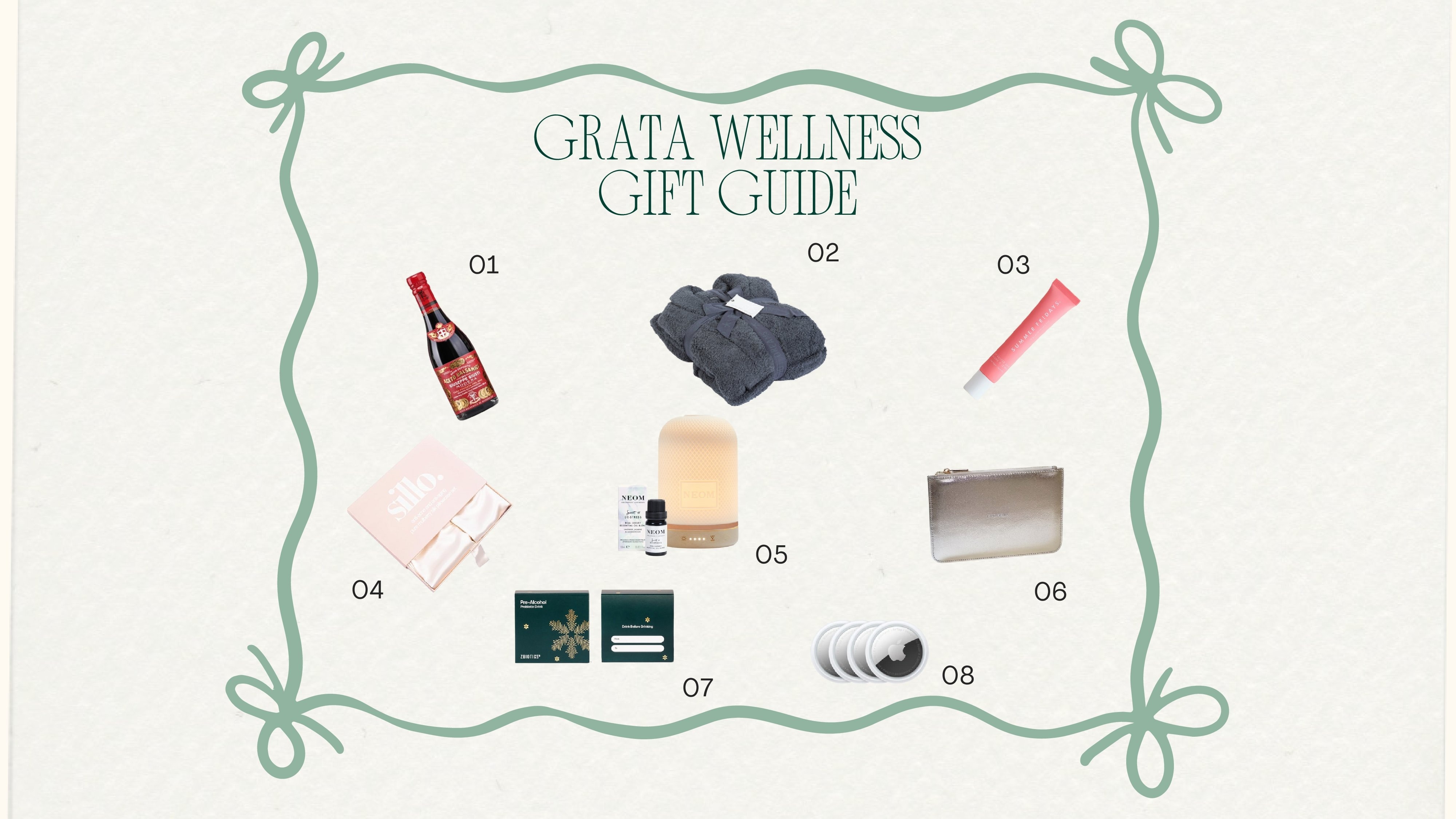 Grata Wellness 2025 Gift Guide.