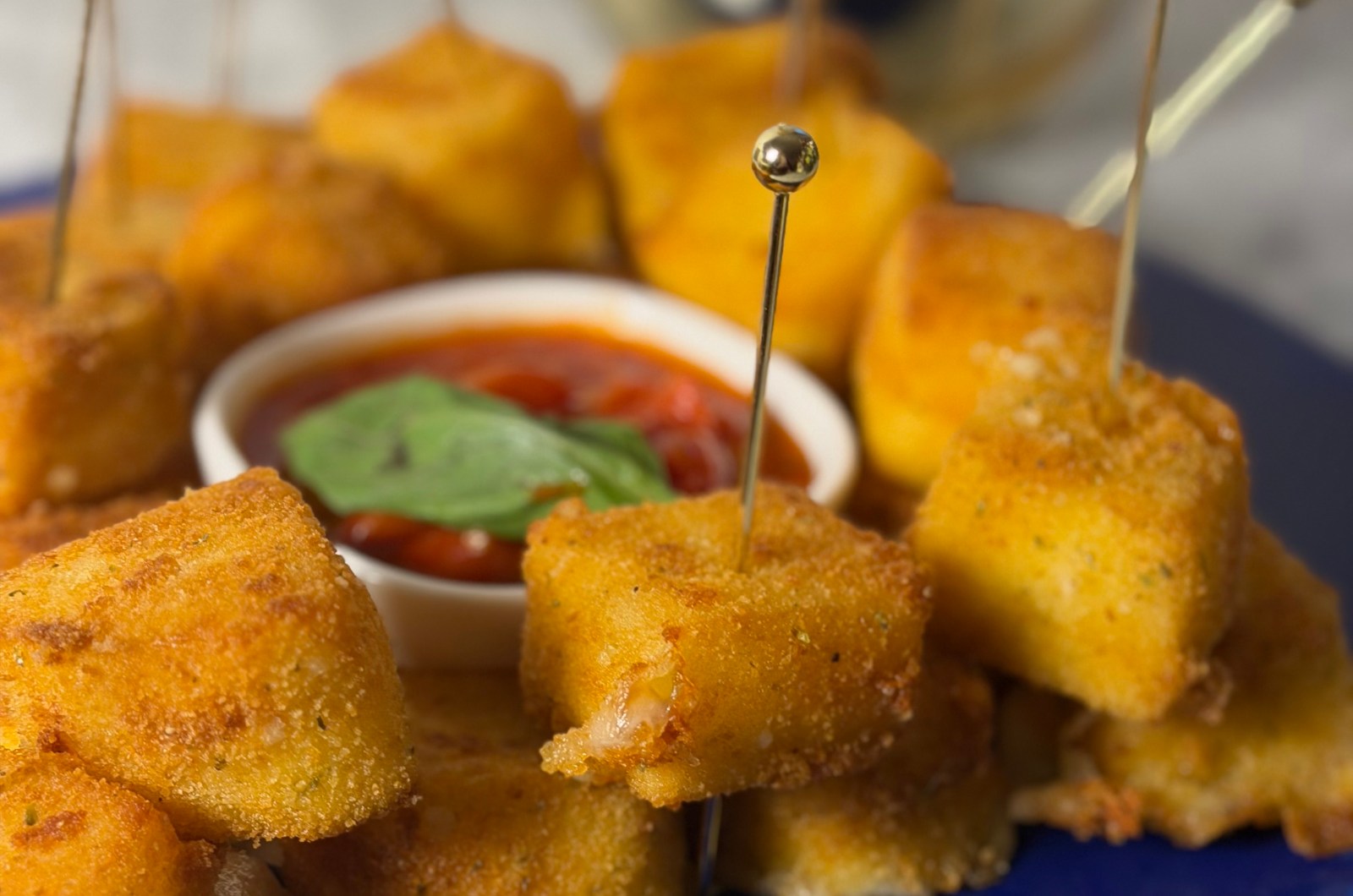 Fried Caciocavallo Squares