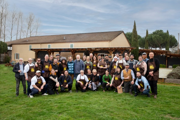 The Nostrana team and partners in their ongoing collaboration. Photo credit: John Valls