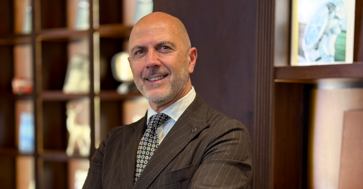 Danilo Bonifazi, Hotel Manager of Palazzo Navona in Rome. Photo courtesy of Palazzo Navona.