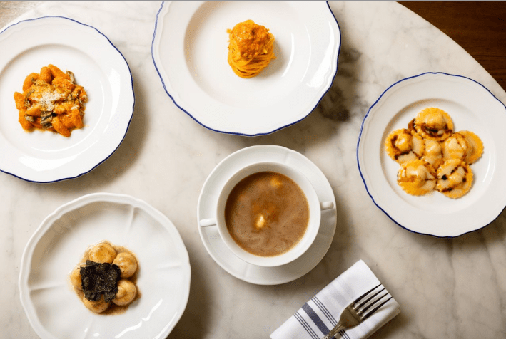 Some signature dishes from Rezdôra.