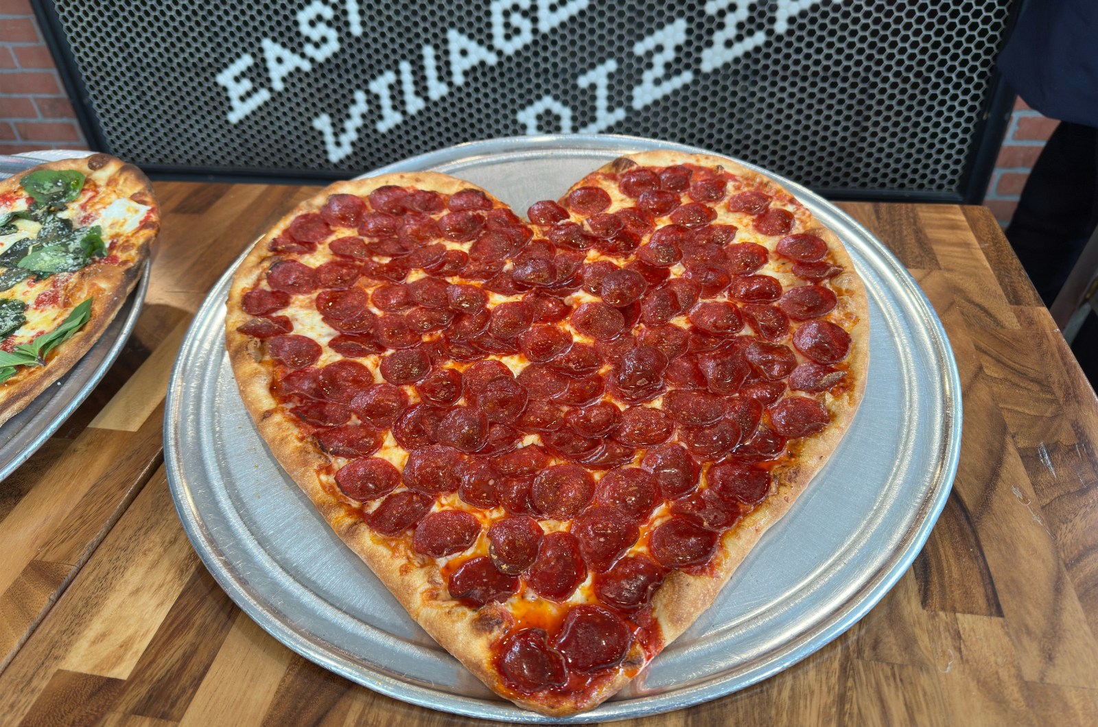 New York-Inspired Heart-Shaped Pizza