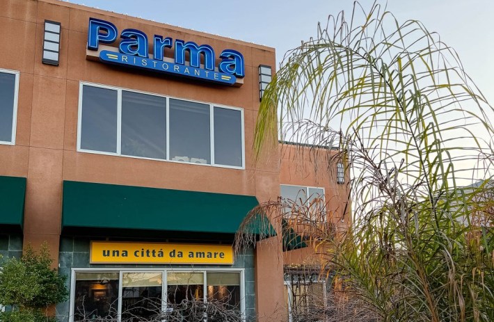 Exterior of Parma Ristorante in Fresno, California