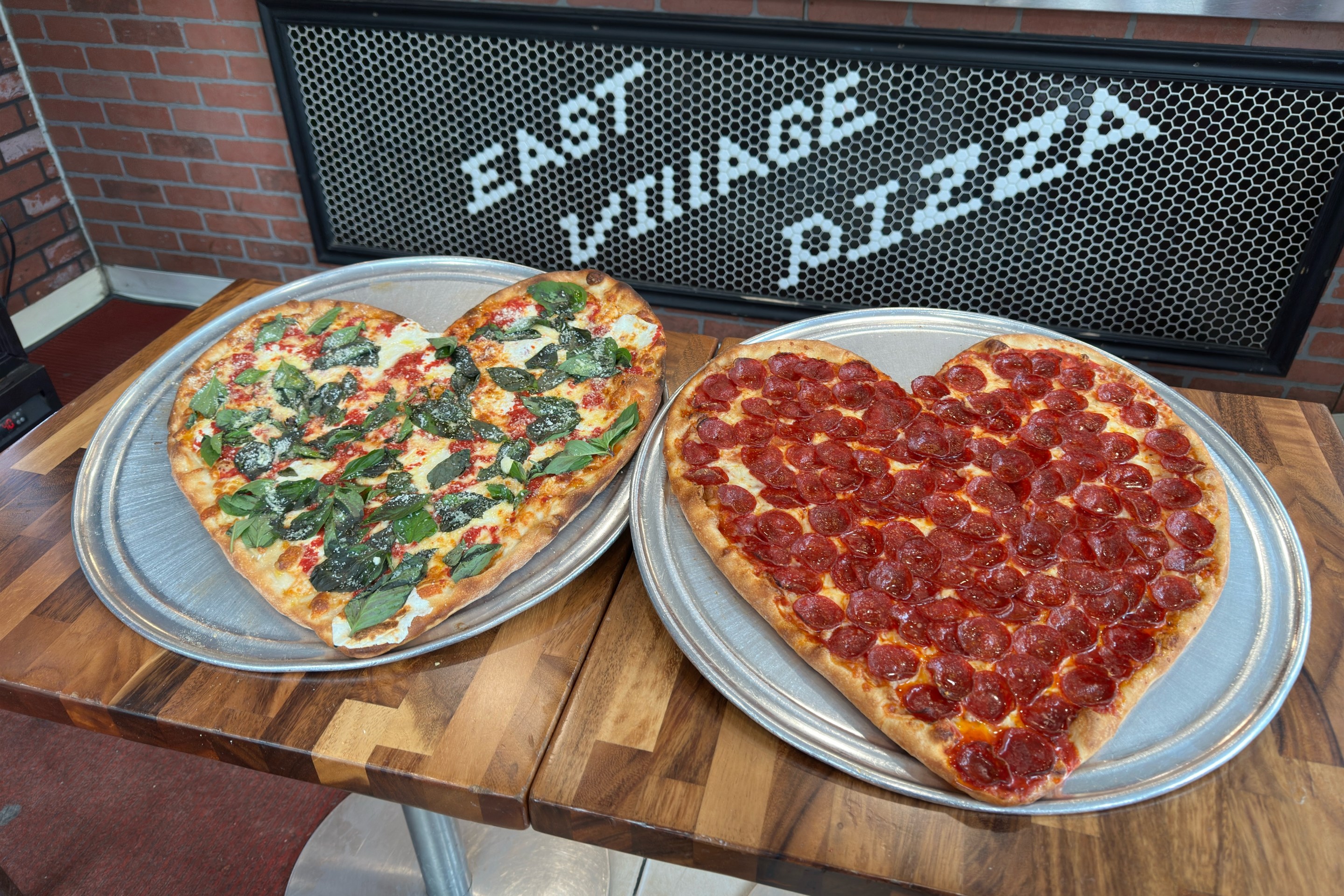 Inspired by East Village Pizza, these heart-shaped pies are an easy way to bring a little fun to your next homemade pizza night.