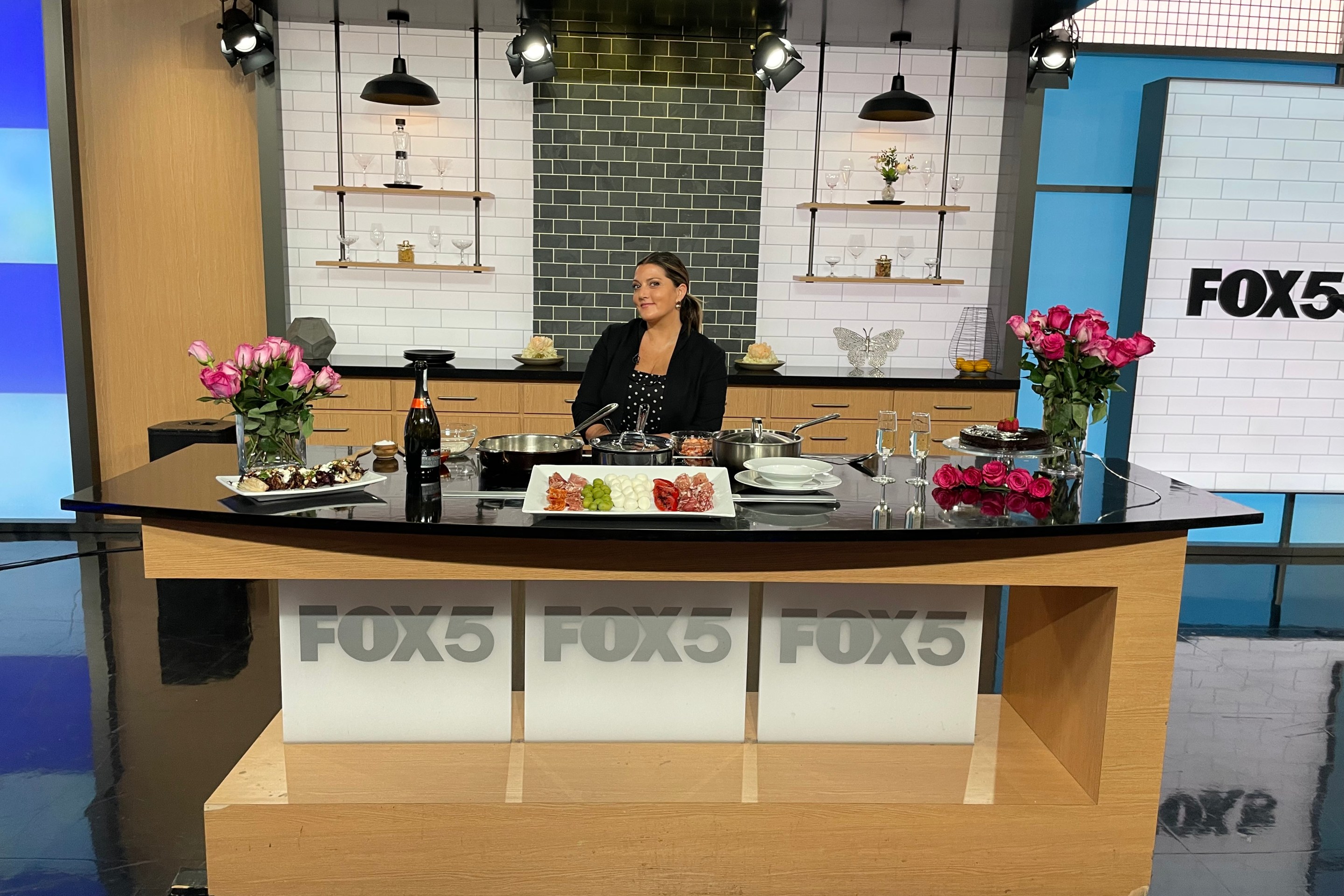 Appetito's Joanna Moeller on the Good Day New York set.