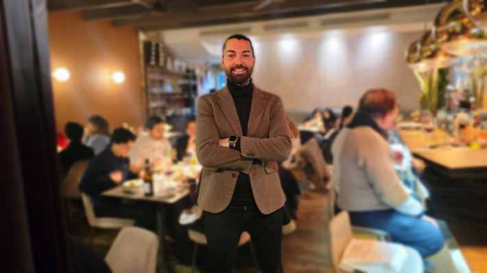 General Manager Mirko Mennuni of San Carlo Osteria Piemonte. Photo by Krista Zangari.