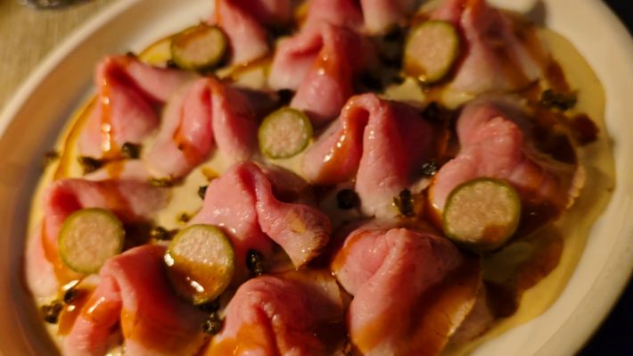 Vitello Tonnato at San Carlo Osteria Piemontese.