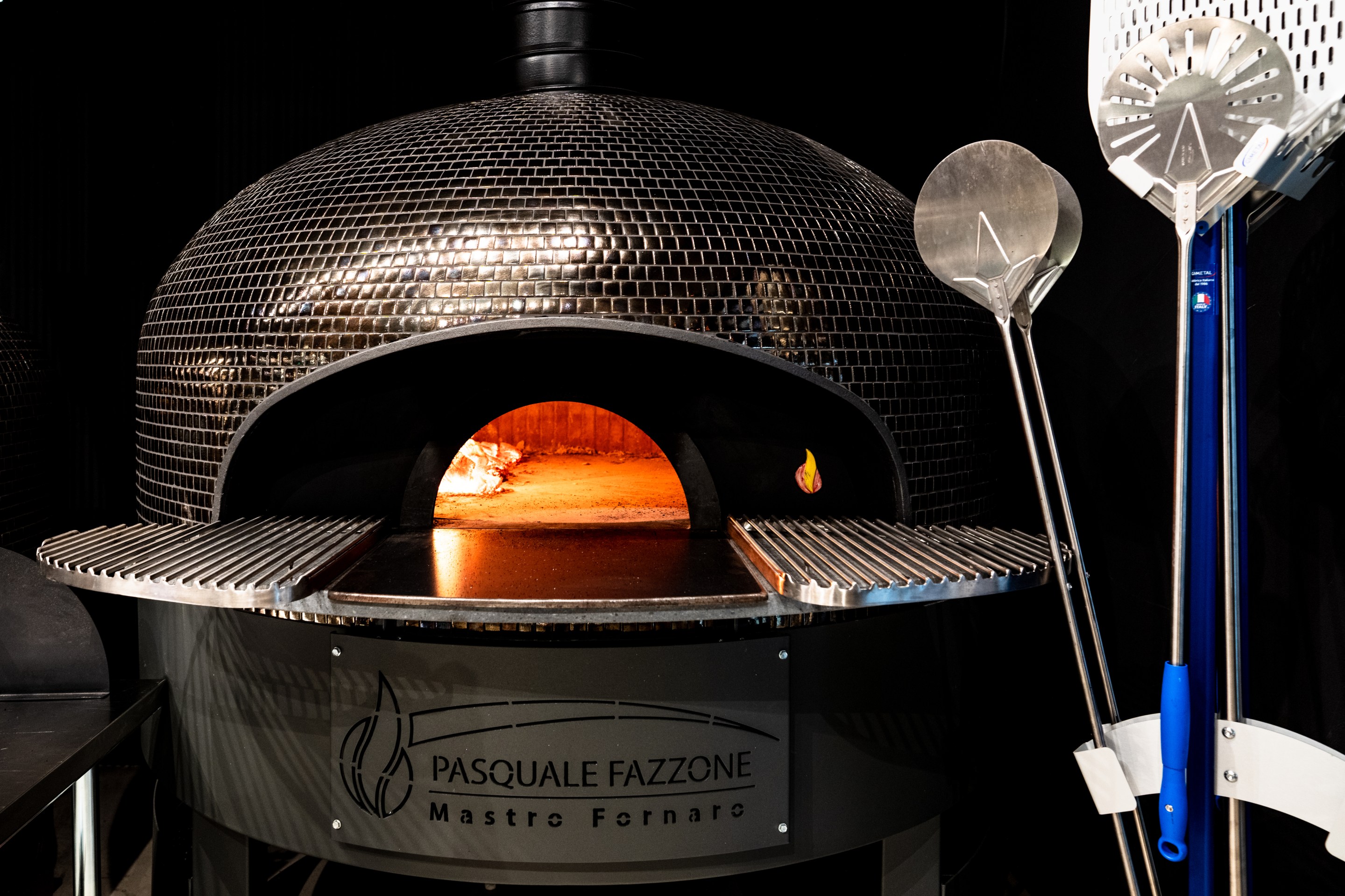 Pizza oven at Francesco Martucci restaurant in Miami
