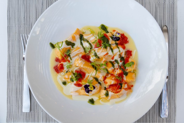 Handmade Italian pasta dish served at Paranza restaurant at Atlantis Paradise Island.