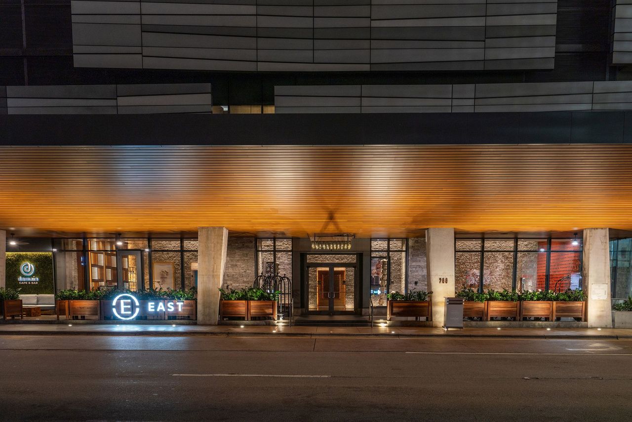 The entrance to EAST Miami.