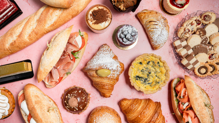 Assorted Italian pastries and desserts from Bianco Latte NYC