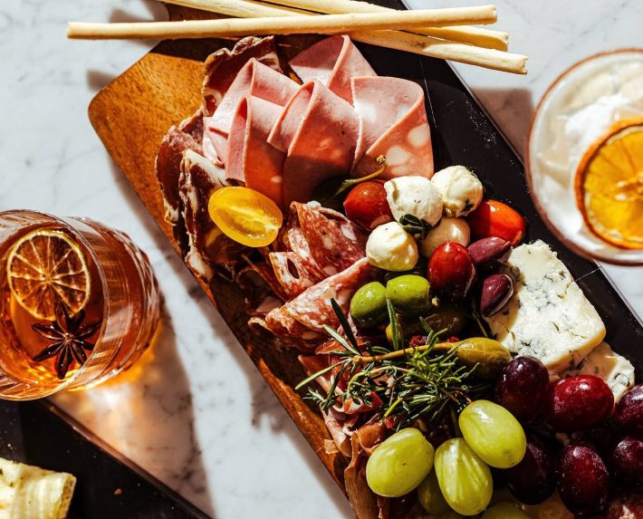 The antipasto at Bucatini restaurant in the JOIA Aruba hotel.