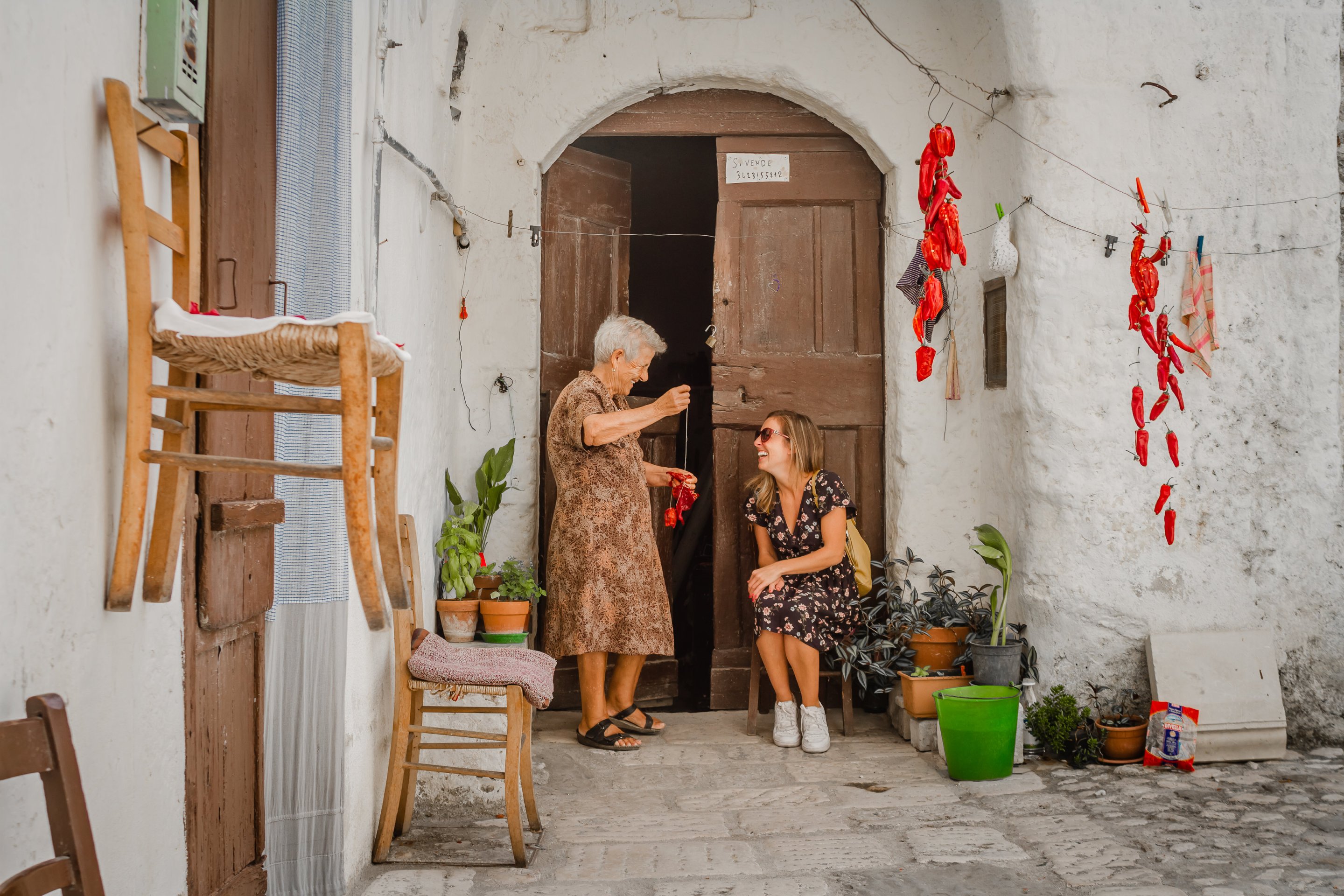 Travel Italian Style founder Cassandra Santoro in Mattera.