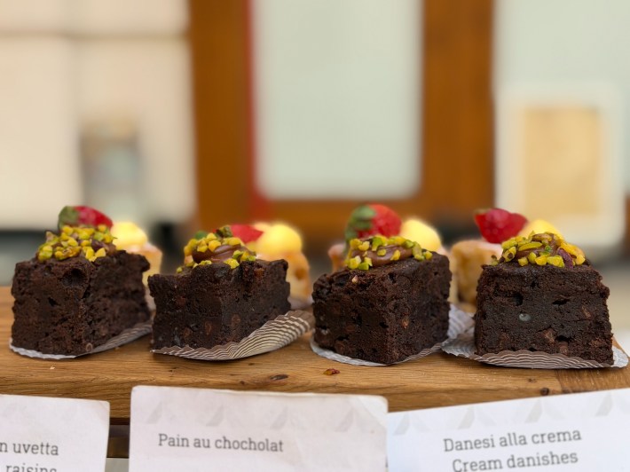 Sicilian pastries and breakfast desserts at Ortea Palace
