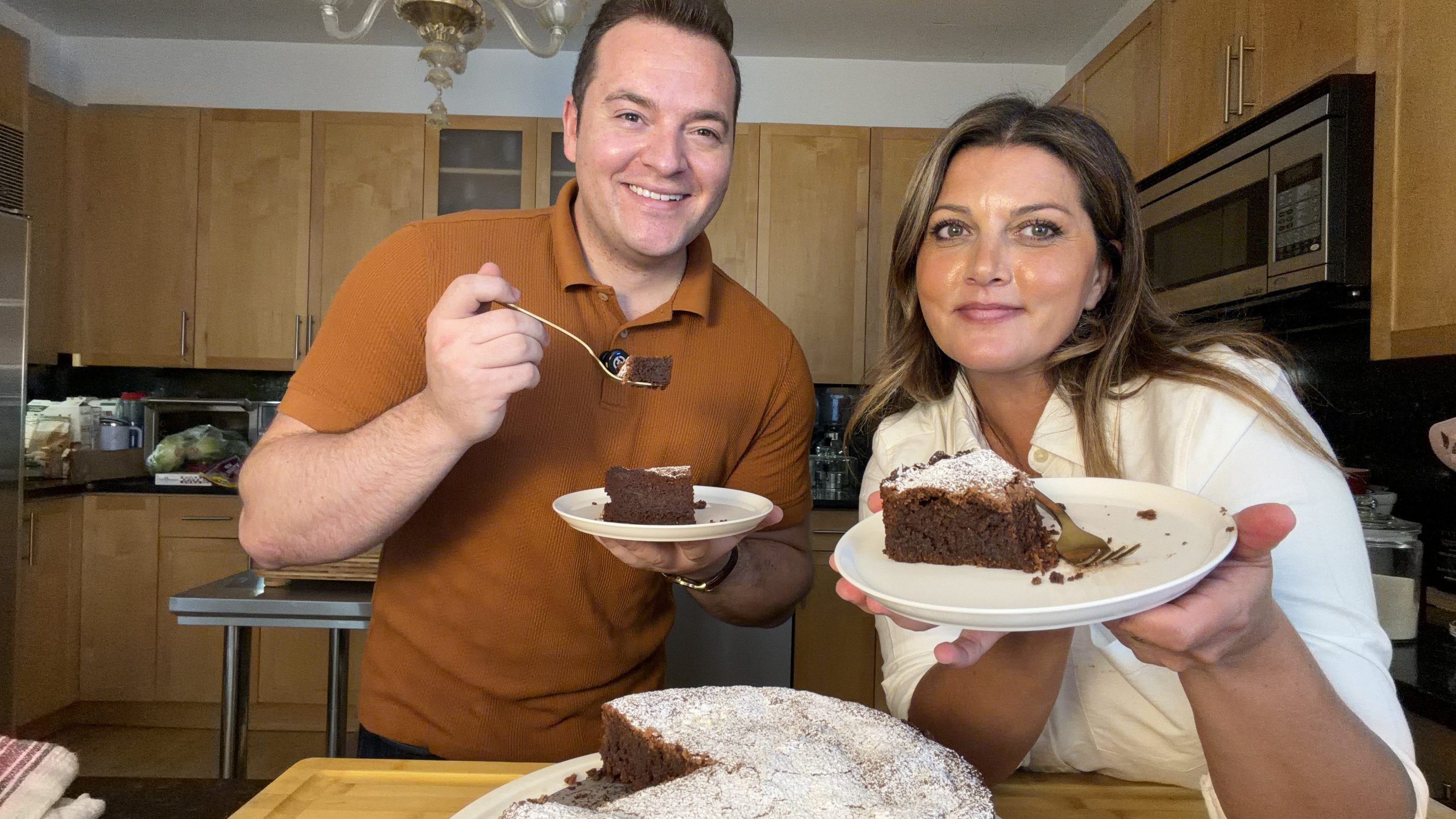 Chef Matthew Cutolo and Joanna Moeller.