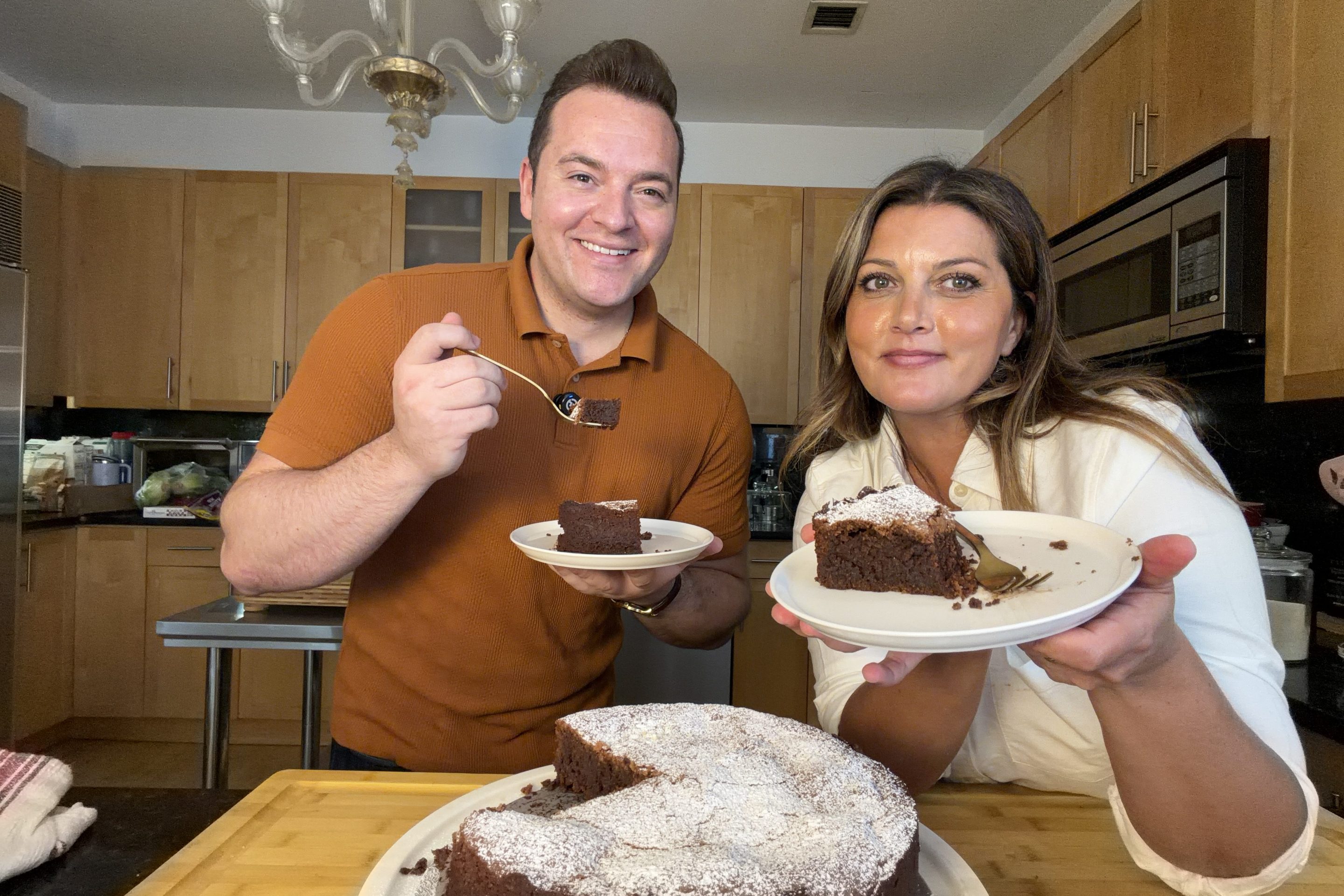 Chef Matthew Cutolo and Joanna Moeller.