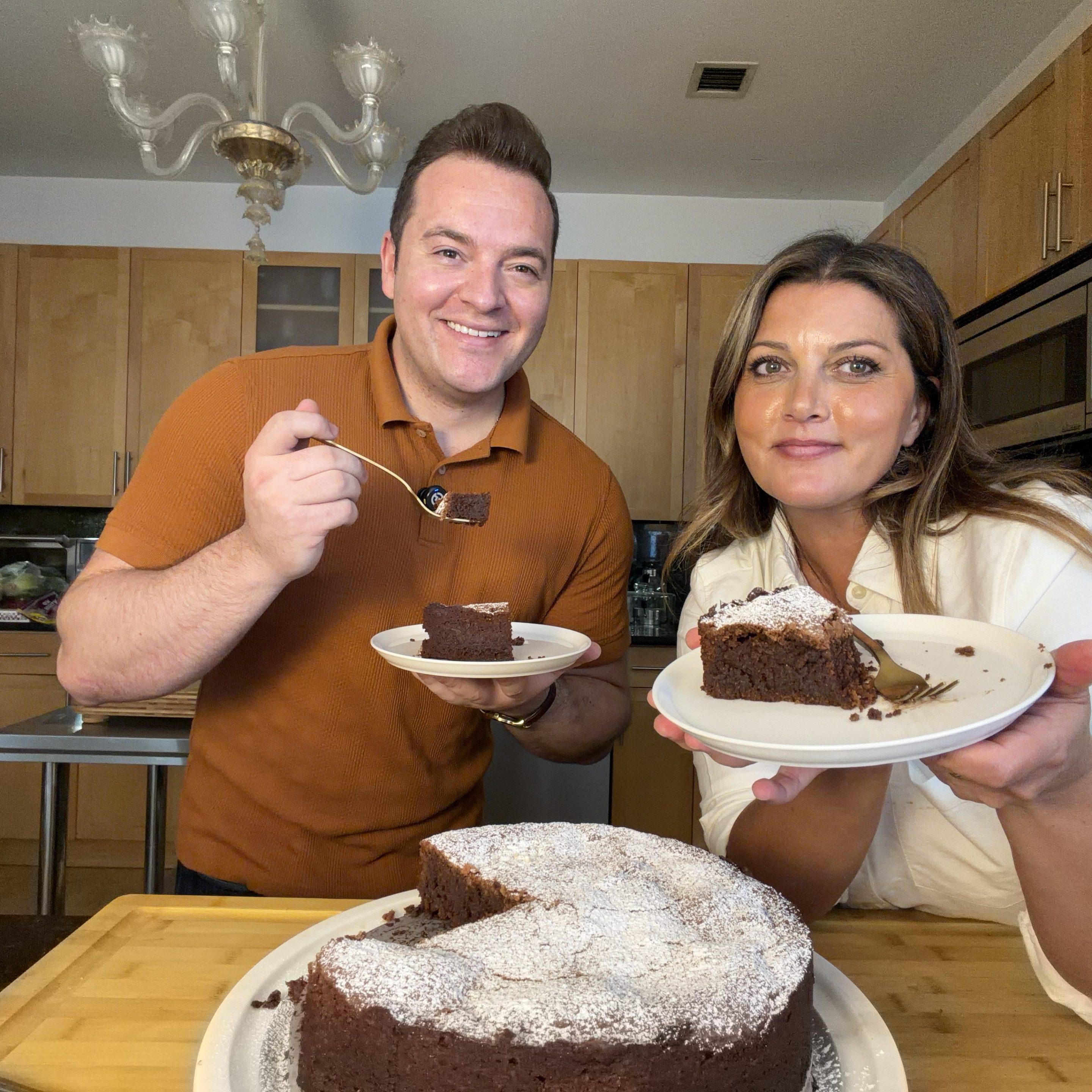 Chef Matthew Cutolo and Joanna Moeller.