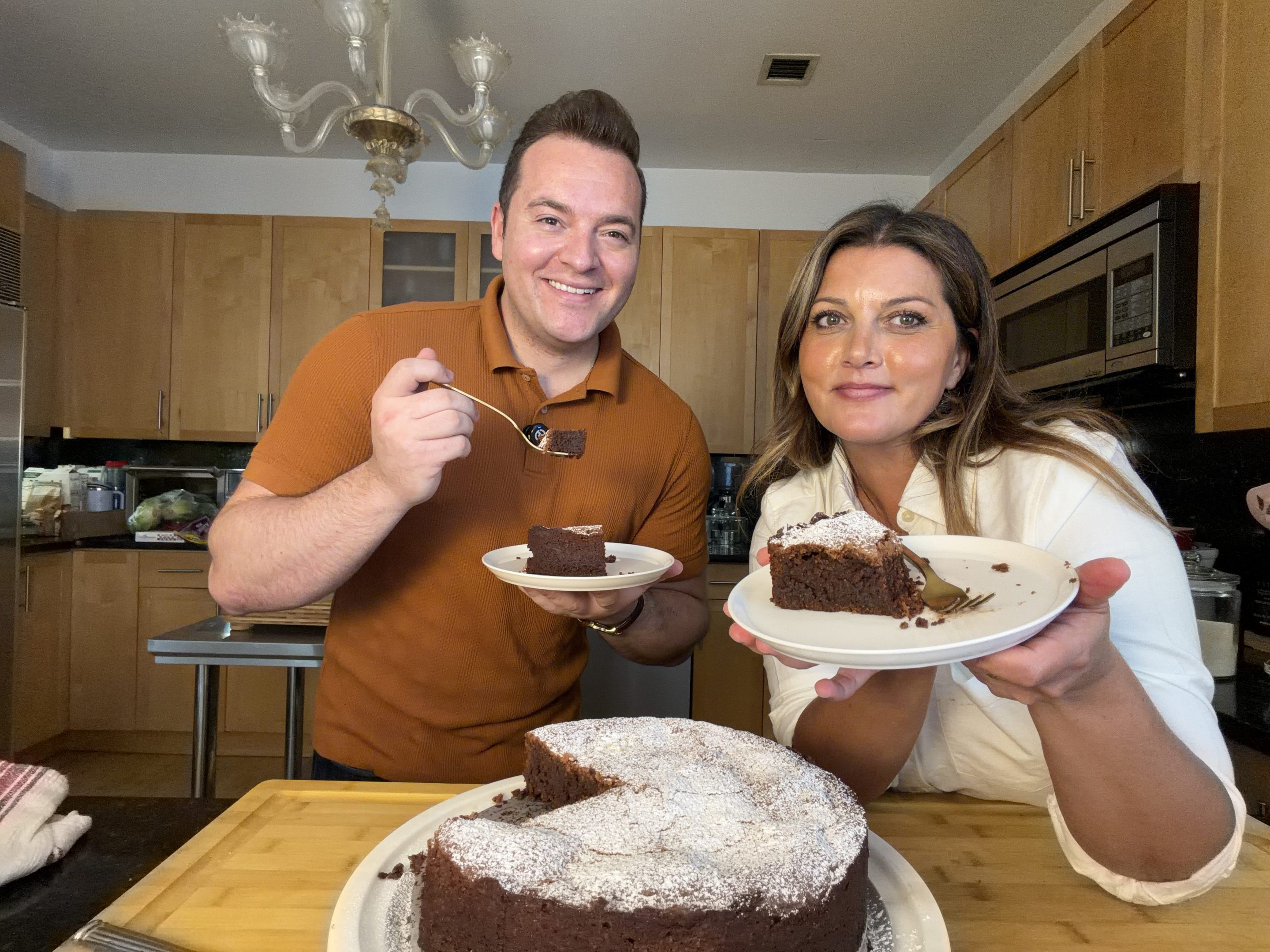 Chef Matthew Cutolo and Joanna Moeller.