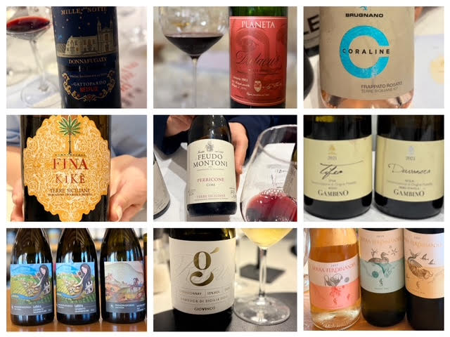 Some of the wines on display at Sicilia En Primeur 2026.