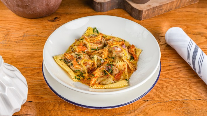 Handmade ravioli served at Monteverde Restaurant & Pastificio in Chicago