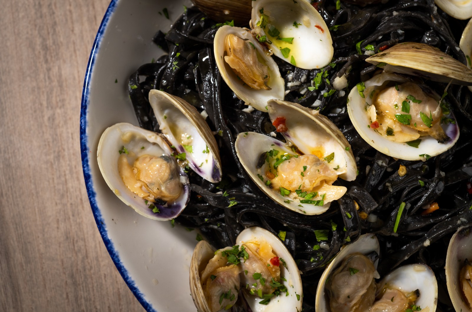 Squid Ink Linguine Vongole