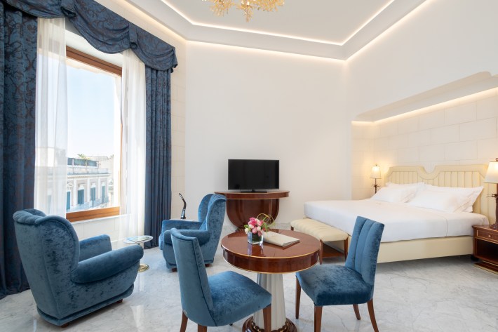 Fraktur Family Duplex suite at Ortea Palace in Siracusa