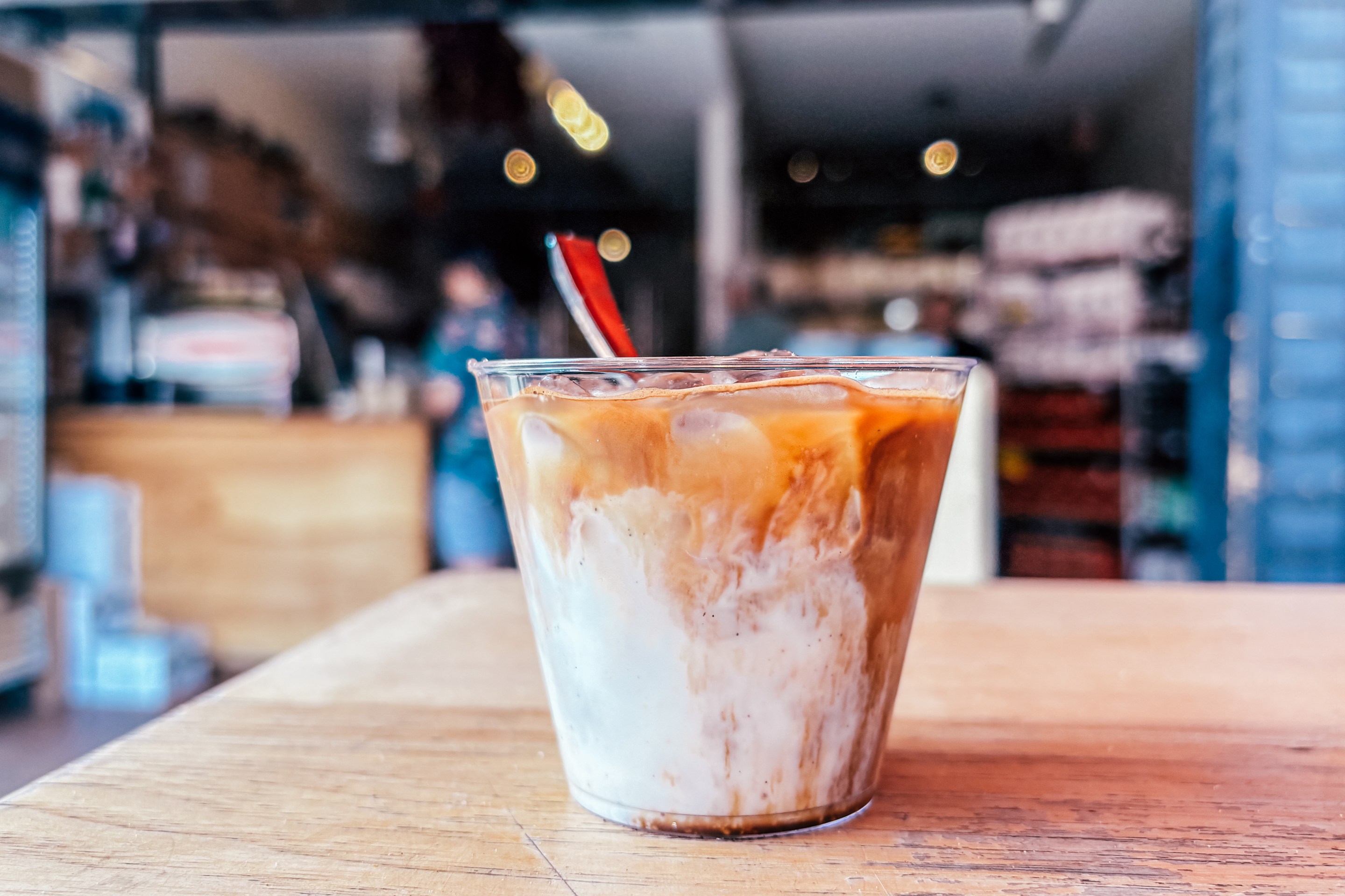 A Caffé leccese at Bread and Salt Bakery in Jersey City, NJ.