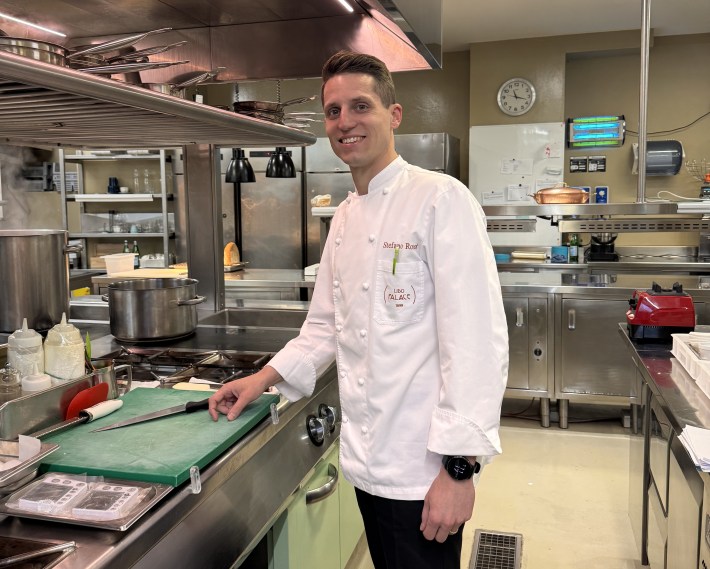 Chef Stefano Rossi of Lido Palace in Riva del Garda.