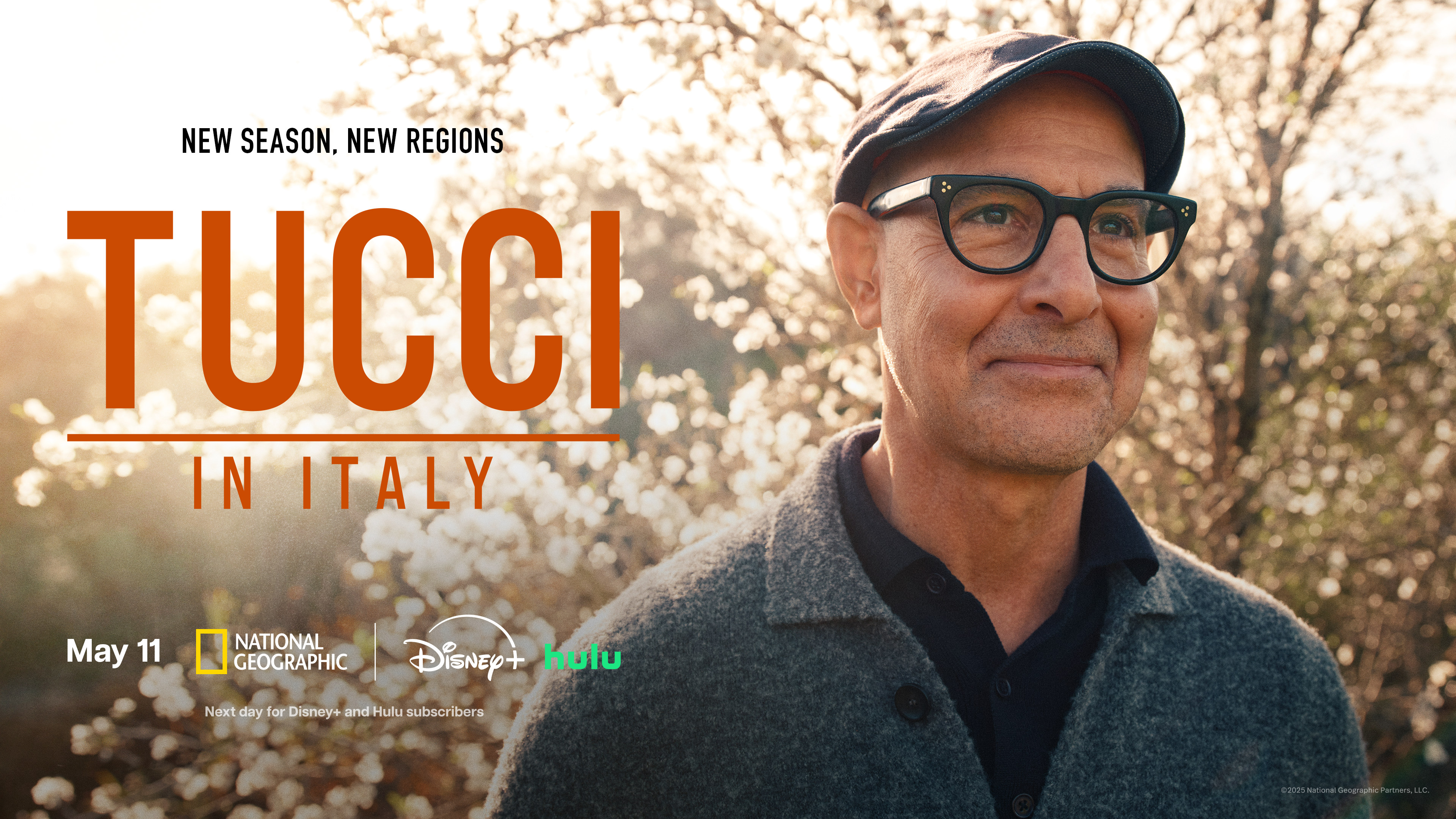 Stanley Tucci in Sicily during Season 2 of Tucci in Italy.