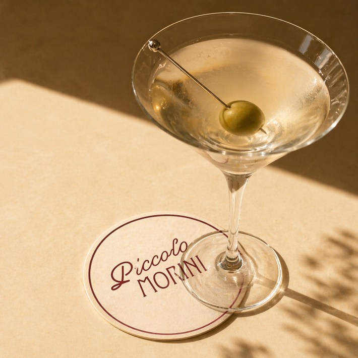 martini at Piccolo MORINI in New York City.