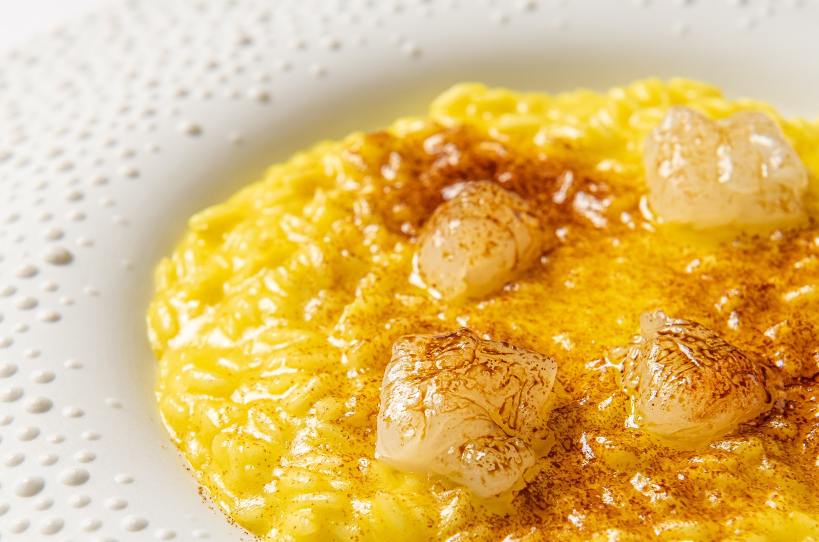 Lemon, Scampi and Licorice Risotto