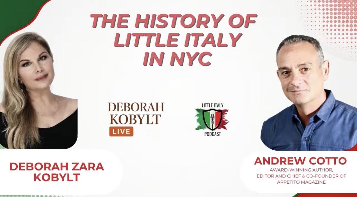 Appetito's Andrew Cotto appeared on the Little Italy Podcast with Deborah Zara Kobylt.