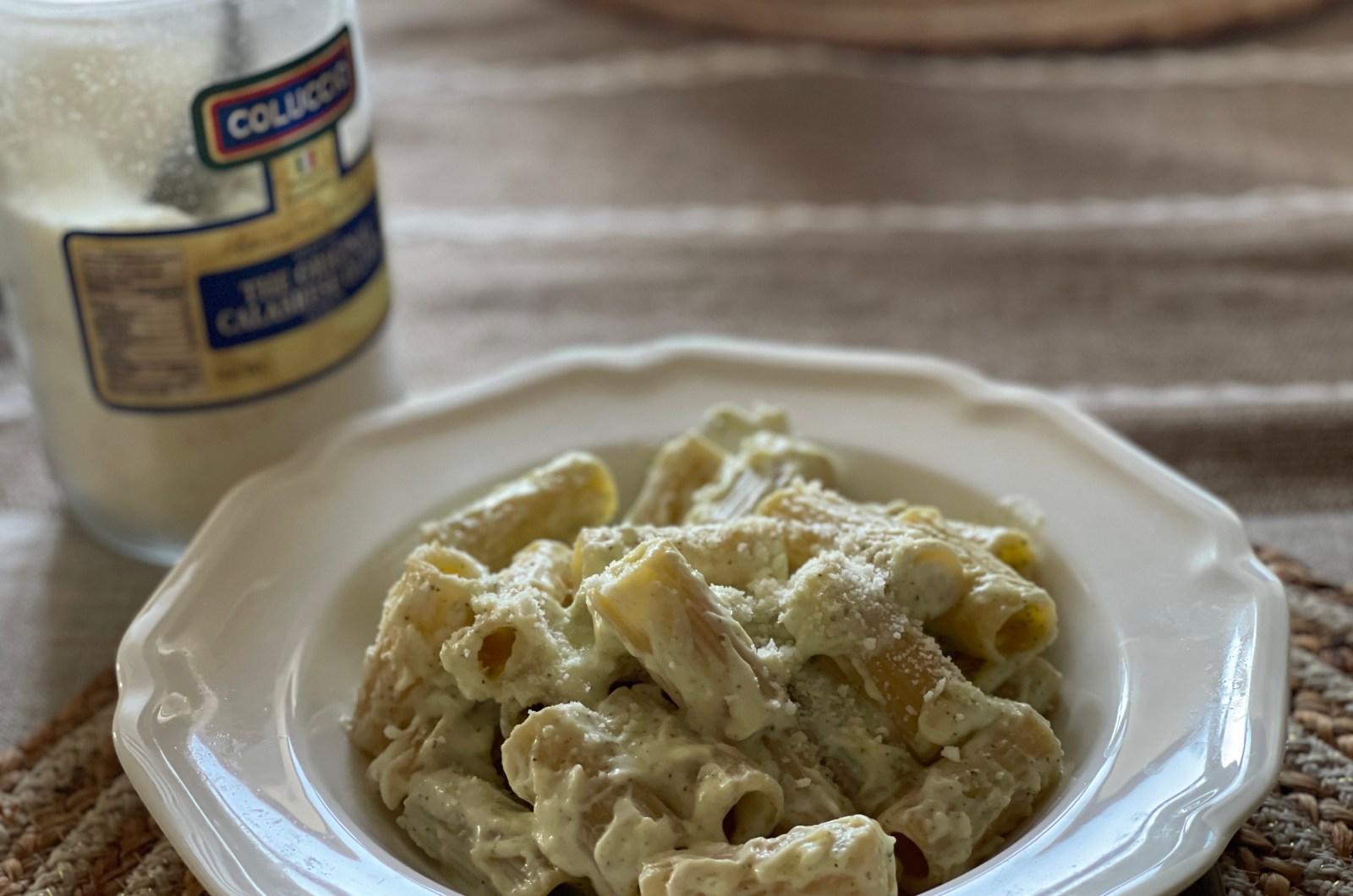 Pasta with Roasted Zucchini & Ricotta with Zucchini Puree (for baby) 
