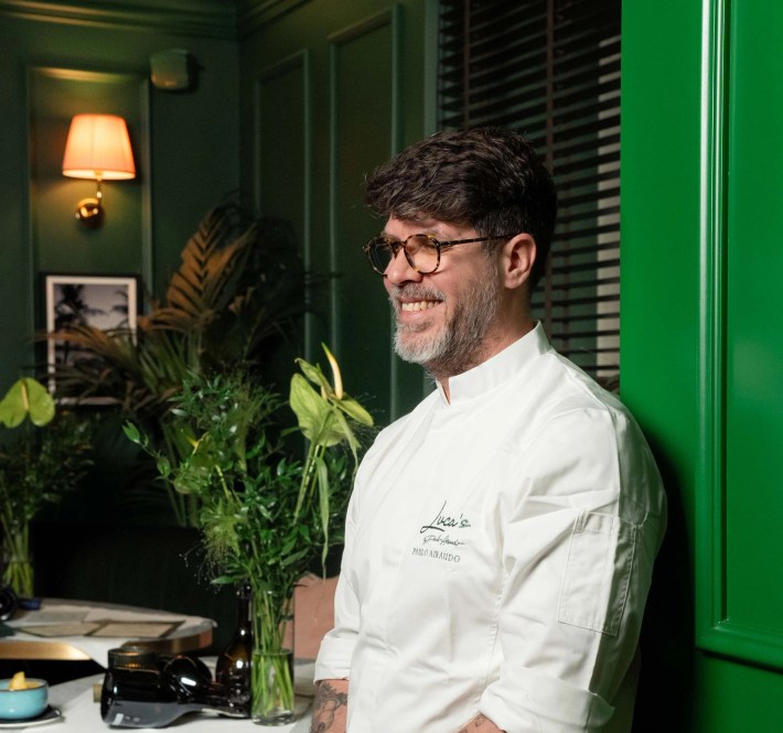 hef Paolo Airaudo, culinary director of Luca's restaurant in Florence.
