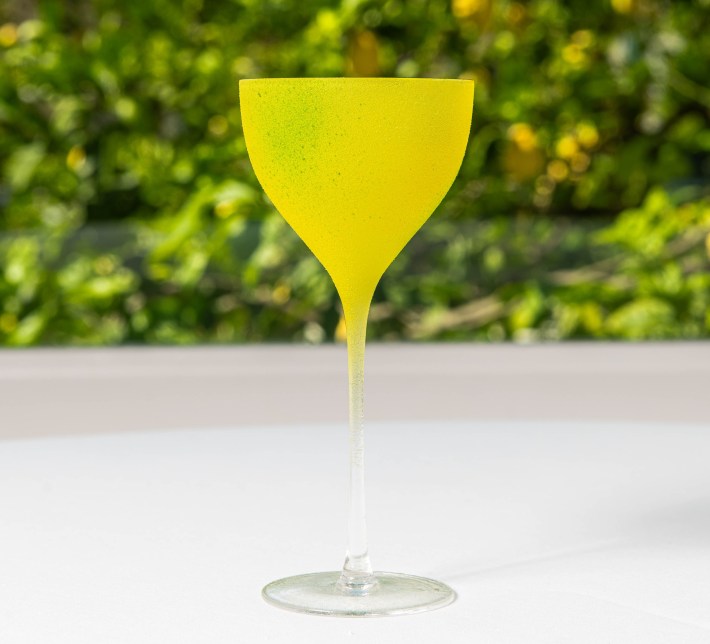 Lemon Leaf cocktail served at Grand Hotel La Favorita in Sorrento.