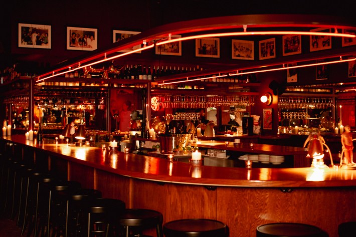 Interior of Y Bar e Ristorante in Atlanta's Buckhead Village.