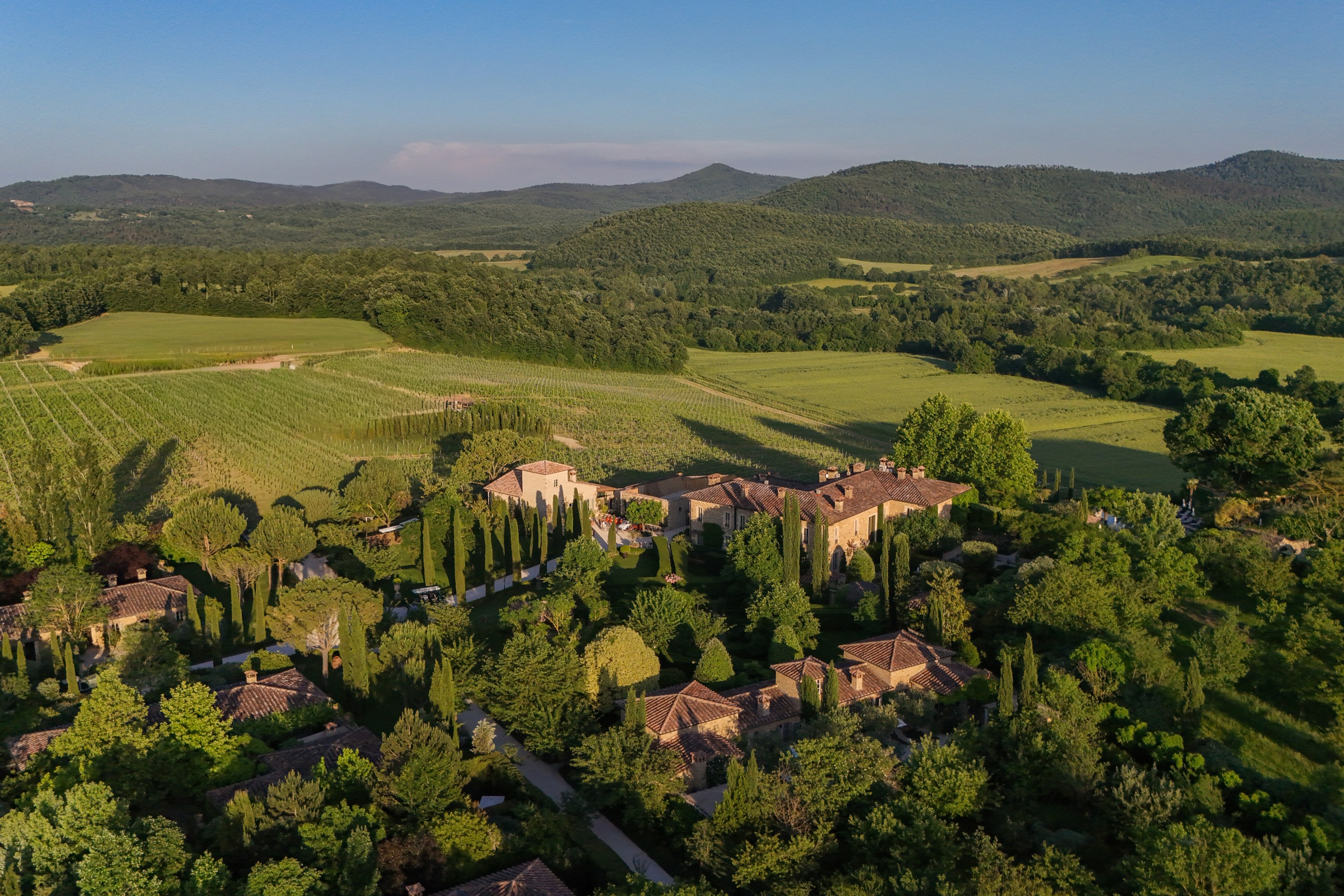 bird’s-eye view of Borgo Santo Pietro