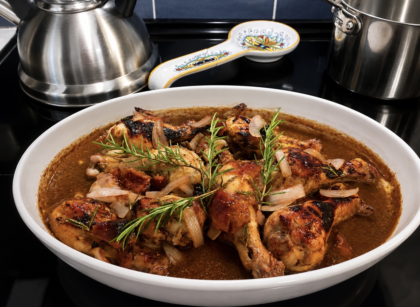 Oven-Roasted Chicken with Fresh Figs