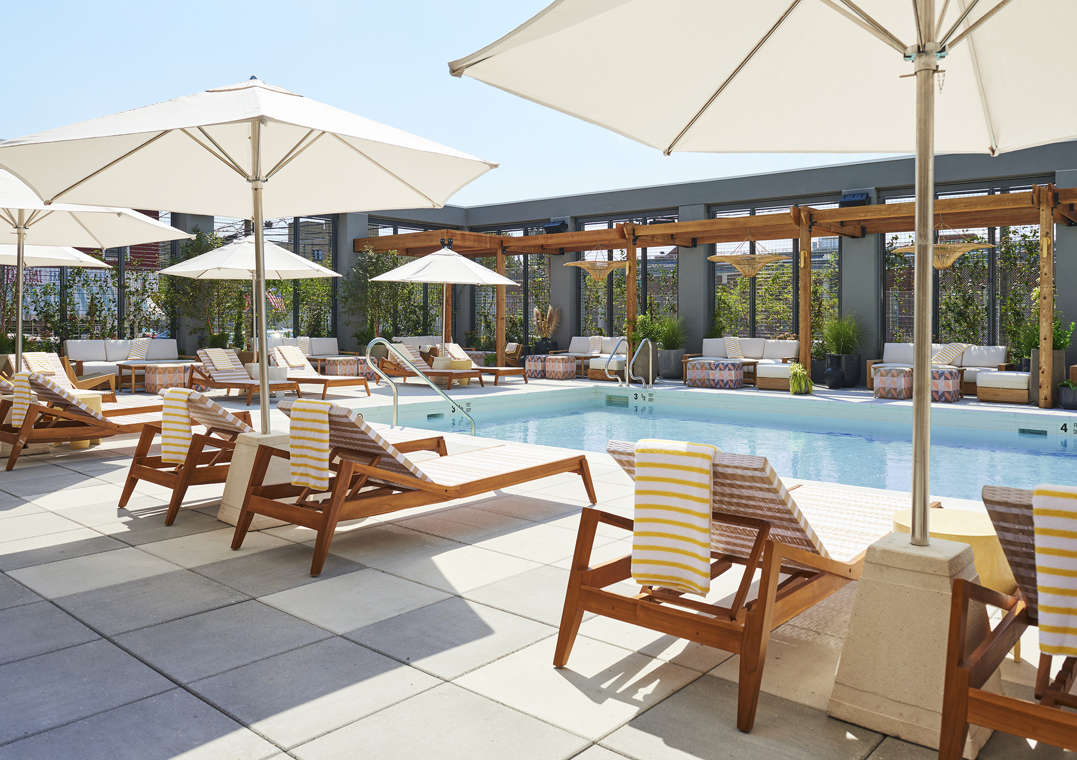 The pool at the Rockaway Hotel. Photo by Kyle Knodell.
