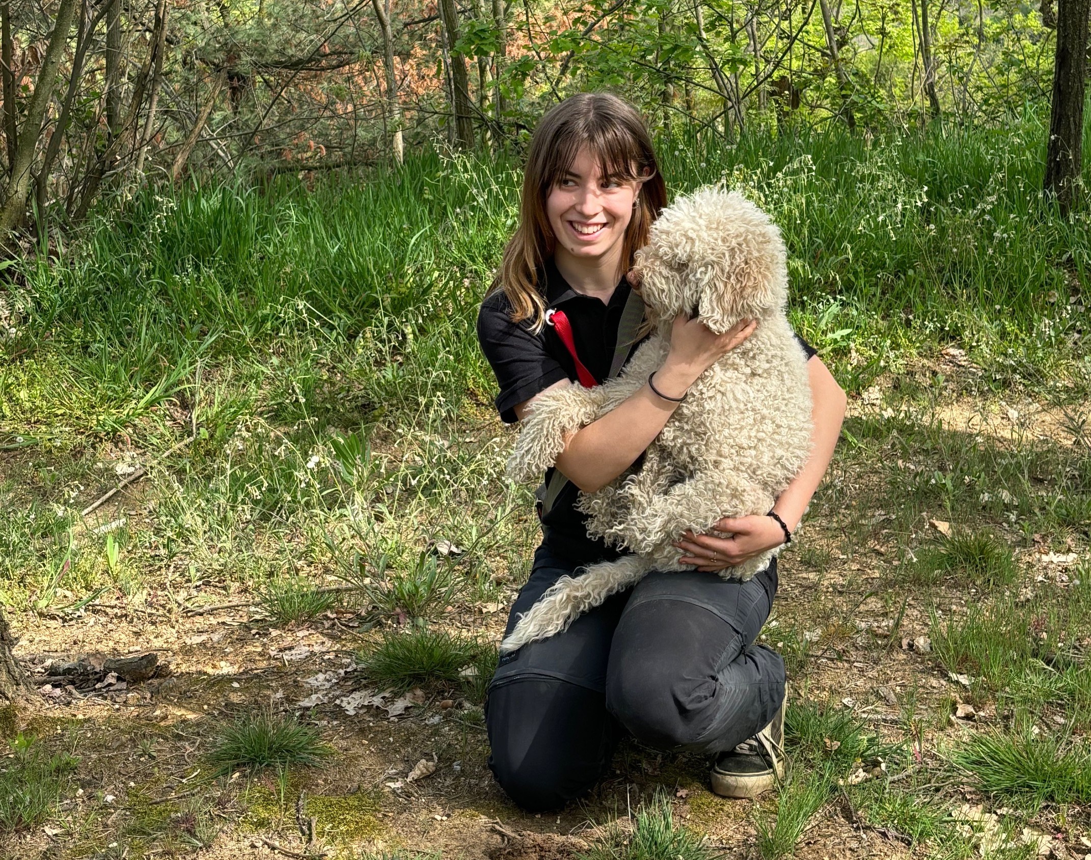 Vittoria and Alba after a successful hunt.