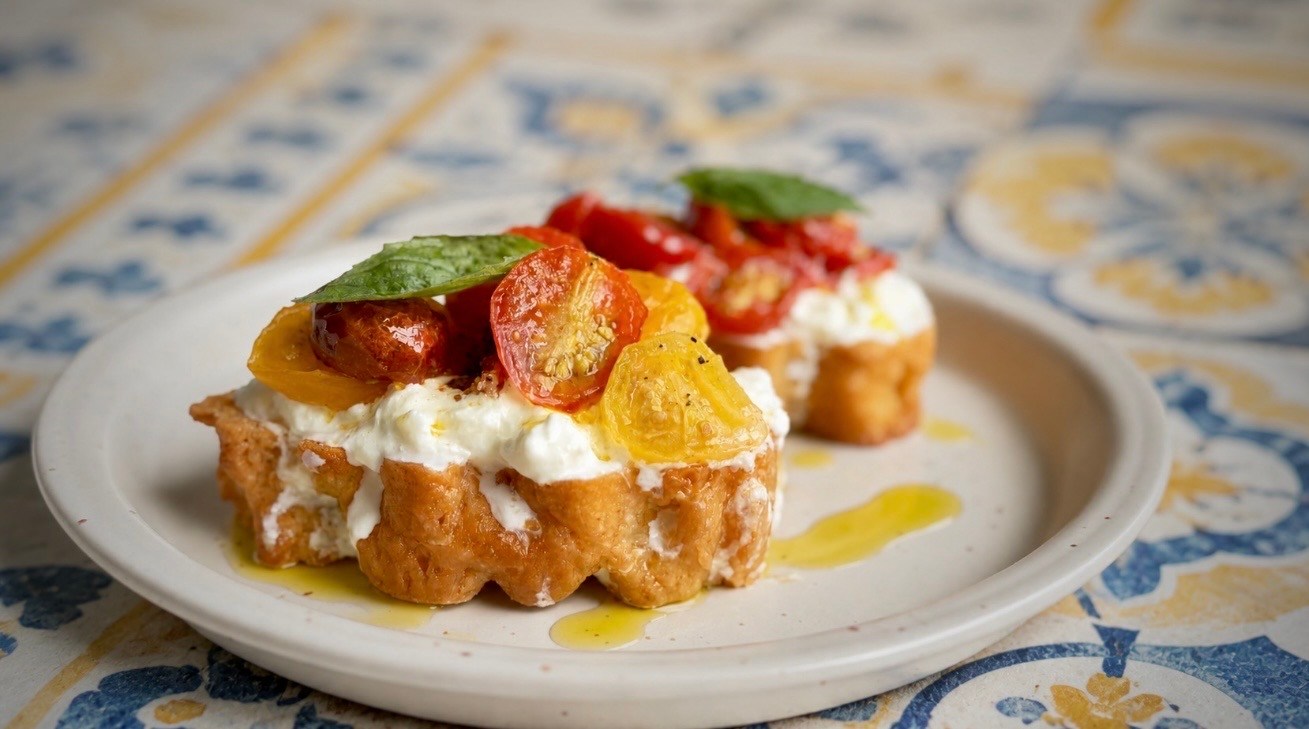 Gluten-free Focaccia Bruschetta