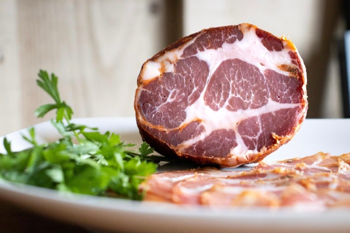 One of San Giuseppe’s handcrafted cured meats.
