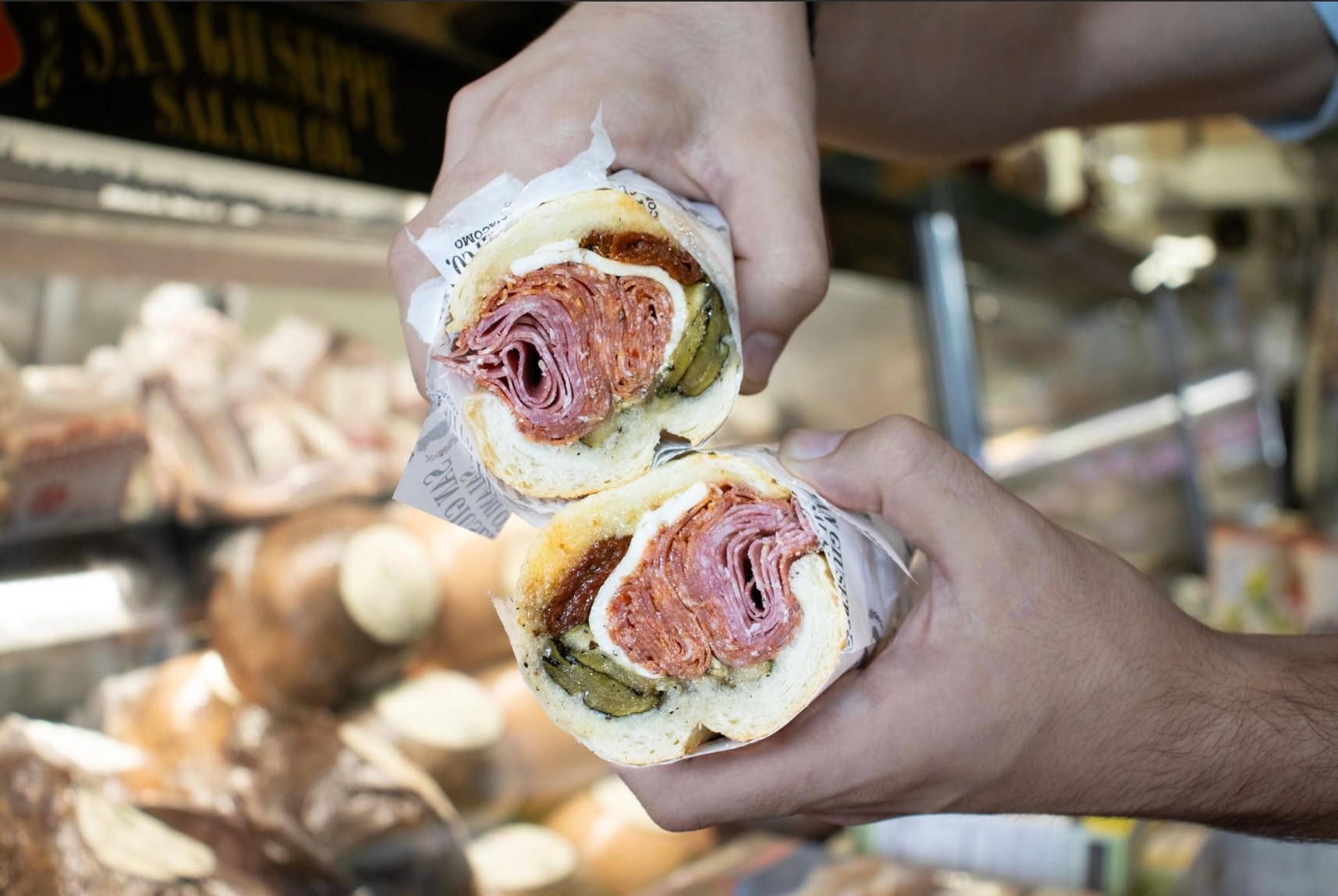 A made-to-order Italian sandwich from Giacomo’s.