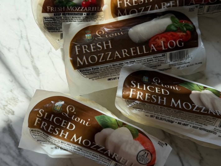 Fresh Mozzarella from Lioni Latticini.